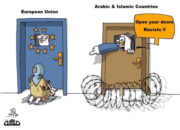 Karikatur Pengungsi