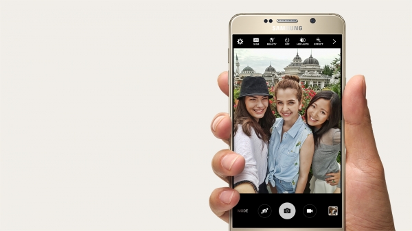 Kamera Selfie Galaxy Note 5 