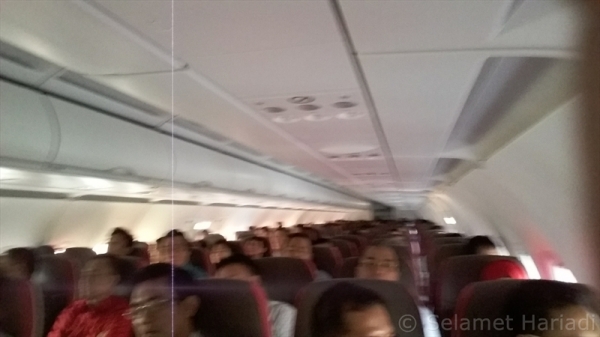 Suasana di dalam Pesawat (dok.pribadi)