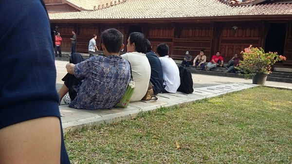 Kompasianer Berkumpul di Titik Kumpul (dok.pribadi)