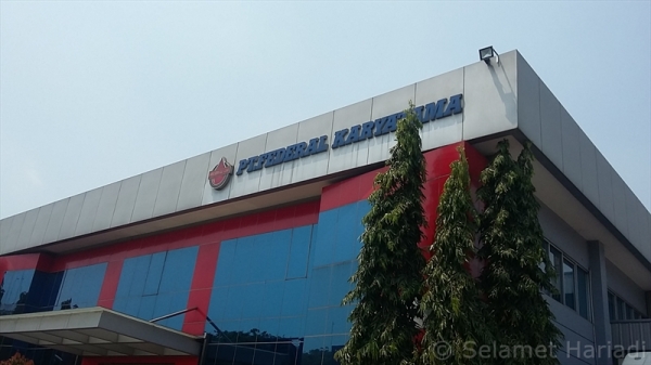 Sampai di Federal Oil Factory (dok.pribadi)