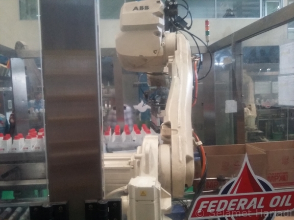 Proses Produksi di Federal Oil Factory (dok.pribadi)