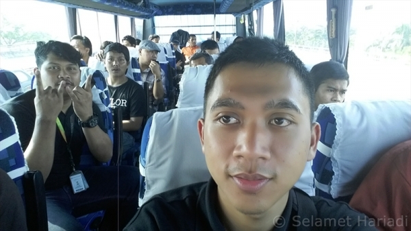 Susana di Bis saat pulang (dok.pribadi)