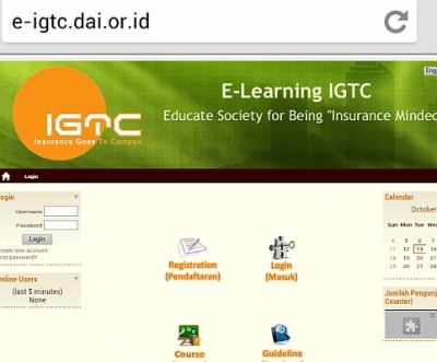 E-learning Perasuransian