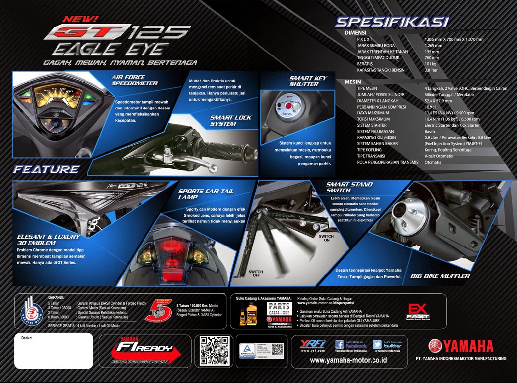 Menjajal Kesempurnaan Dan Kehandalan Yamaha GT 125 Eagle Eye Dari