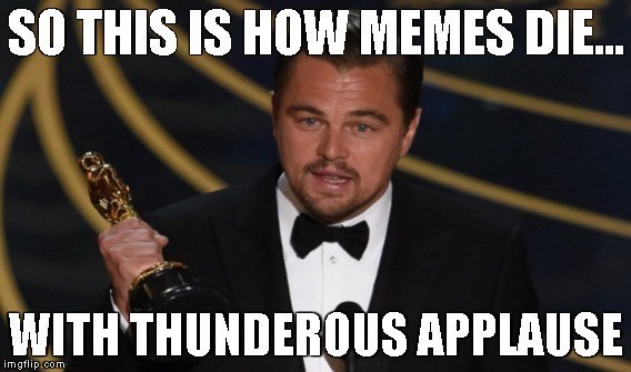 Leonard DiCaprio Oscar Meme - ilustrasi: randomoverload.org