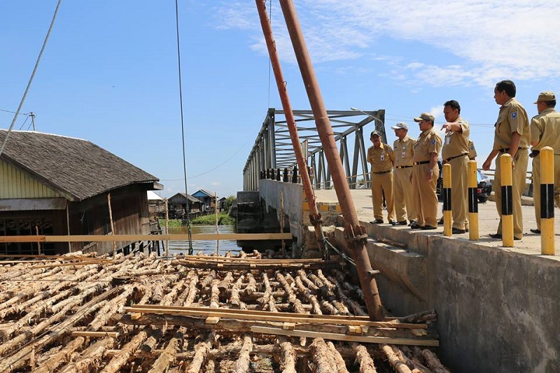 Warga Aji Mumpung Minta Ganti Rugi Lahan Mehong, Pembangunan Jembatan Nagara di HSS Ditunda   