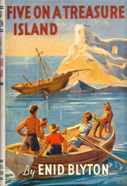 The Famous Five (Lima Sekawan) seri pertama berjudul Five on Treasure Island terbit pada tahun 1942 : pinterest.com