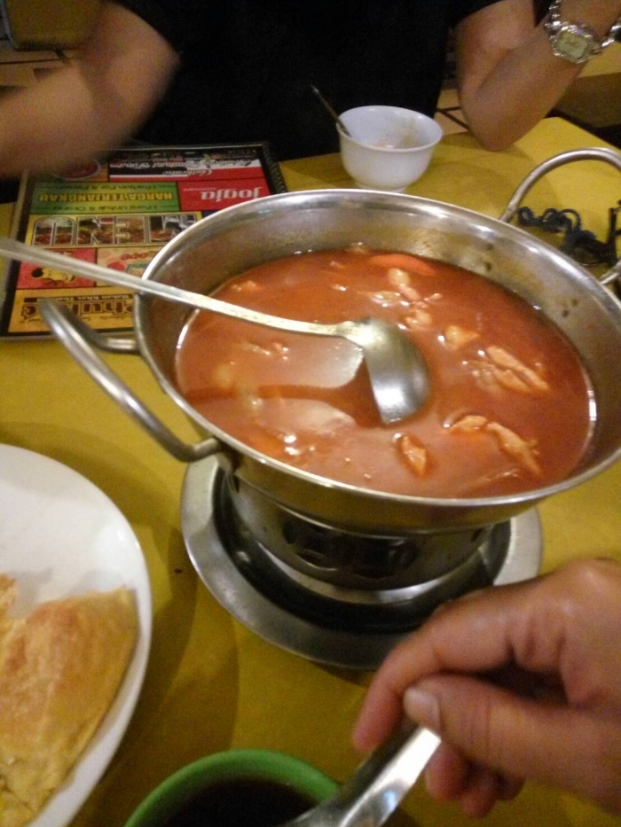 Tom Yam ala restoran Thailand di Yogyakarta (dok.pri)