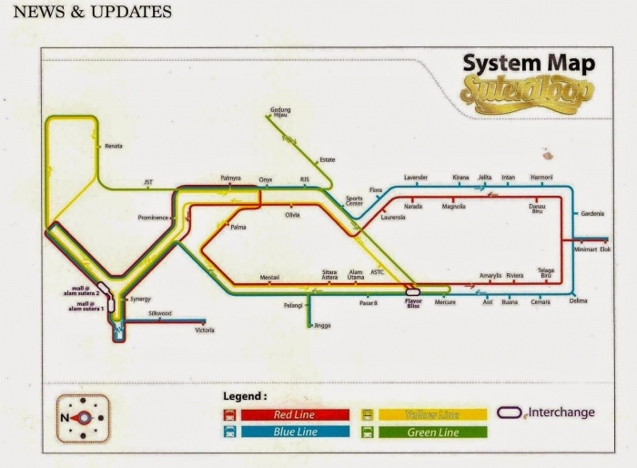Rute bis Sutera Loop - Sumber gambar: situs Alam Sutera Realty