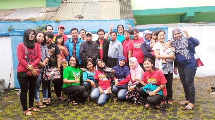Anggota KS sebelum berangkat berbagi (foto: dok KS)