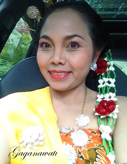 Siap nari gambyong, pakai Baju tradisional (dok.Gana)