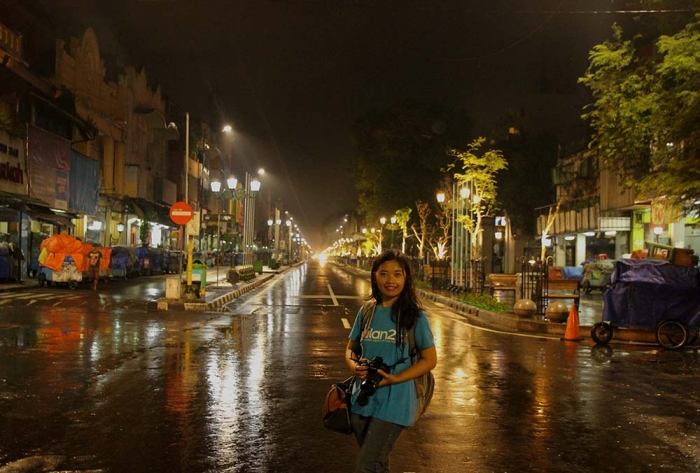 koleksi pribadi. Saat sepi seperti ini memungkinkan motret di tengah jalan
