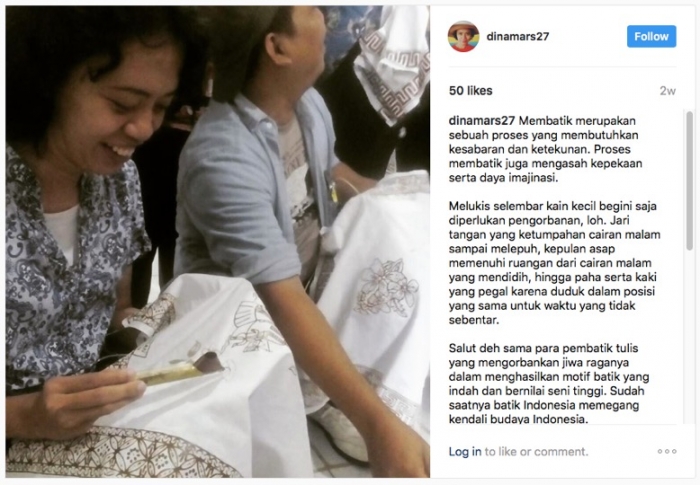 Foto Instagram DIna Mardiana