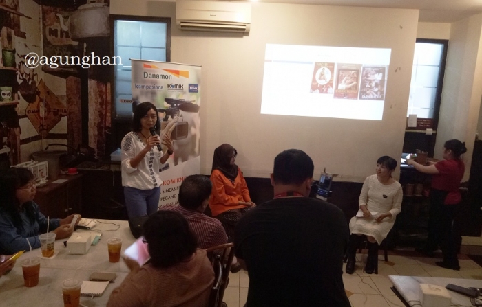 Swastika Nohara (berdiri), Balda duduk tengah, Dewi Puspa (moderator)- Dokumentasi Pribadi