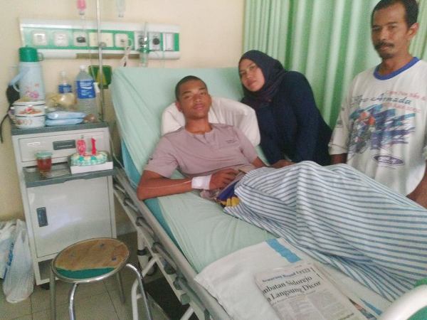 Angga mengaku tak jera naik gunung (foto: dok pri)