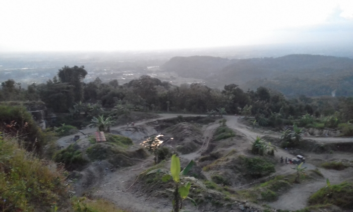 View area bawah terlihat dari ketinggian Tebig Breksi/Dok. Pribadi