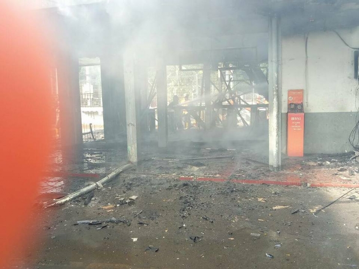 stasiun Klender pasca kebakaran (dok.Free Roker)