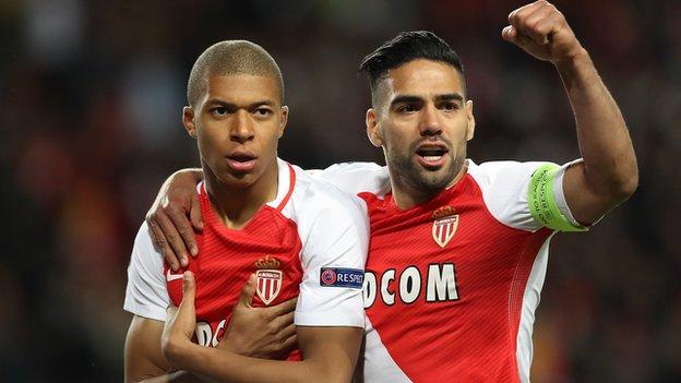 Mbappe dan Falcao, kombinasi junior-senior di balik prestasi AS Monako/BBC.com