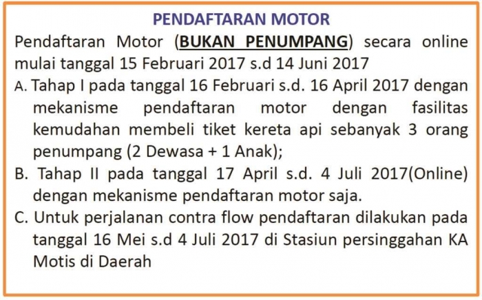 Jadwal Mudik Gratis Dengan Kereta Api | sumber: materi Kemenhub/kompasiana.com