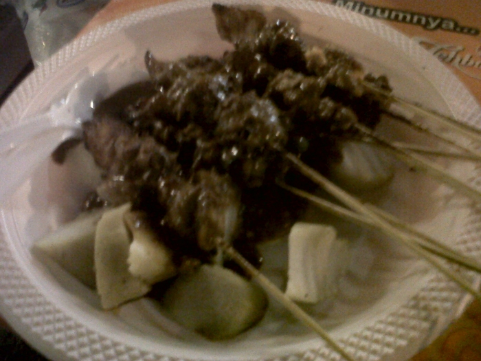 Sate Ayam Madura Bintang 5 (dokpri)