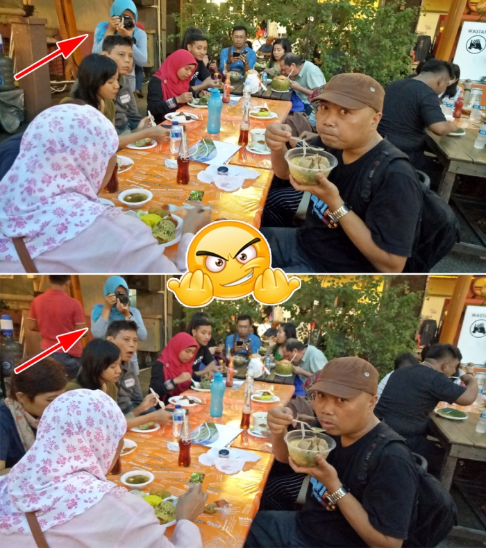 Weeeiiii Paparazzi jadi korban Mamaraziiiiiiii. (Dokpri)