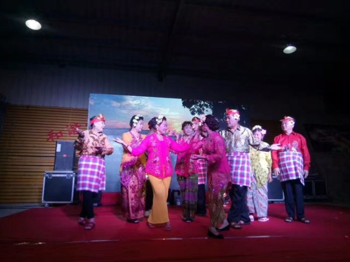 Foto: Pertunjukan Seni Warga Kampung Bali Pada Sebuah Acara