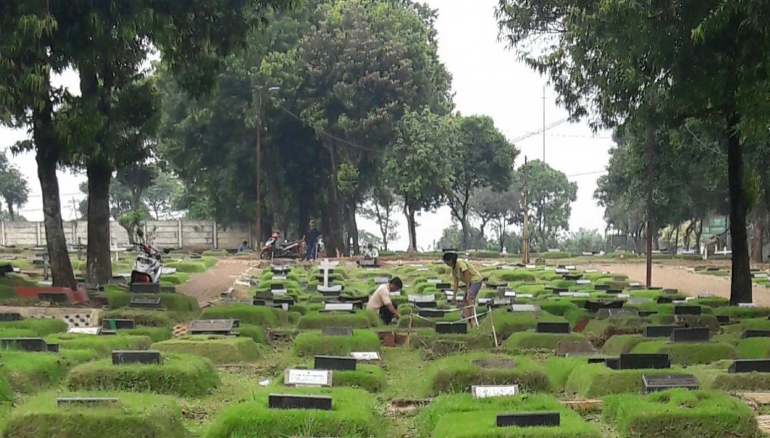 Pekuburan Kampung Kandang Jakarta (Dokpri)