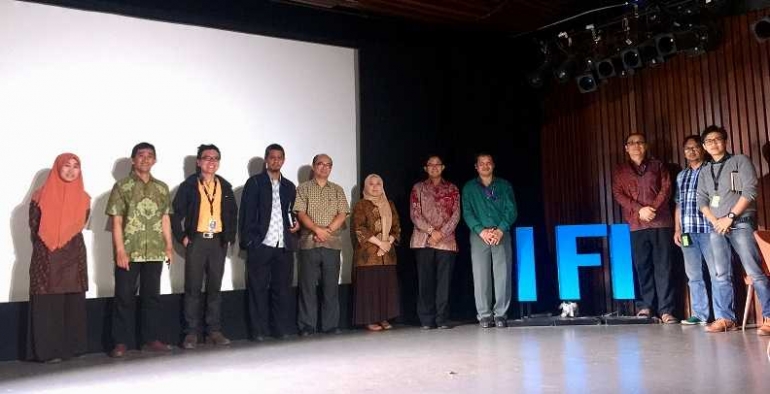 Para ilmuwan Indonesia berkumpul pada 5 Oktober 2017 kemarin di auditorium Institut Prancis di Indonesia dalam rangka masuknya Indonesia menjadi anggota IAPR. (foto: dok.IFI)