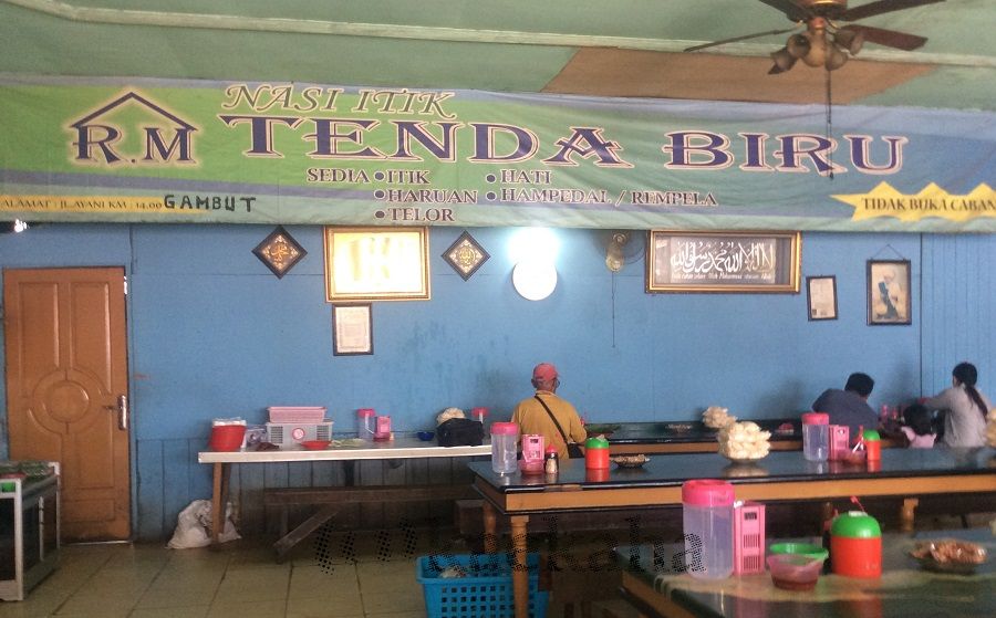 Warung Nasi Itik Tenda Biru (Foto : @kaekaha)