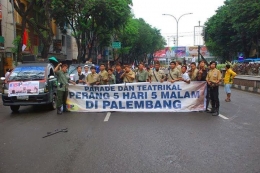 Keterangan: Suasana Peringatan Perang Lima Hari Lima Malam di Palembang, beberapa waktu yang lalu. | sndrtsk.blogspot.com