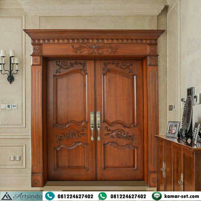 desain pintu jati minimalis modern desain pintu jati minimalis modern