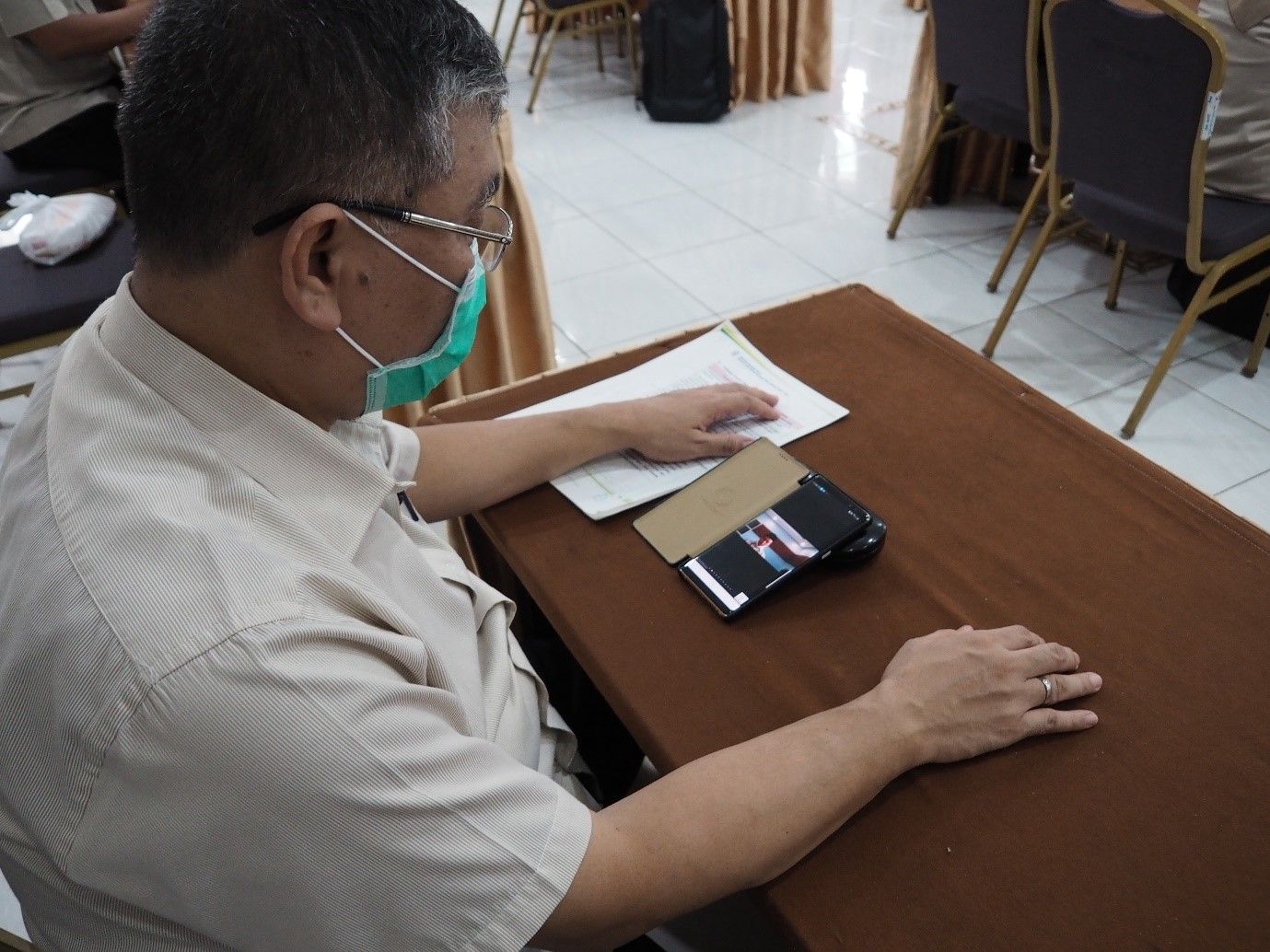 Deskripsi : RSKO Jakarta Menyelenggarakan Munggahan Secara Online I Sumber Foto : dokpri