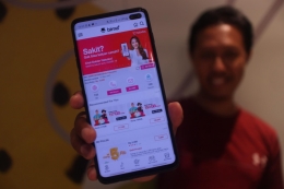 Aplikasi bima+ yang memudahkan pembelian paket Tri Indonesia. Sumber gambar: pribadi