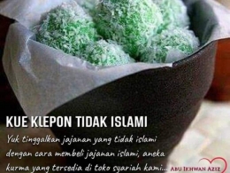 gambar klepon tidak islami | source : indozone.id/ Dok. Istimewa 