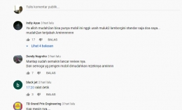 Kolom komentar yang terdapat di Channel Youtube dapat menimbulkan interaksi antara konsumen dengan Otodriver. Sumber Gambar: https://www.youtube.com