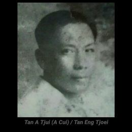 Salah satu korban Penjajah Jepang yang namanya dipahat di Makam Juang Ketapang, bernama Tan A Tjui (A Cui). Dokumentasi keluarga.