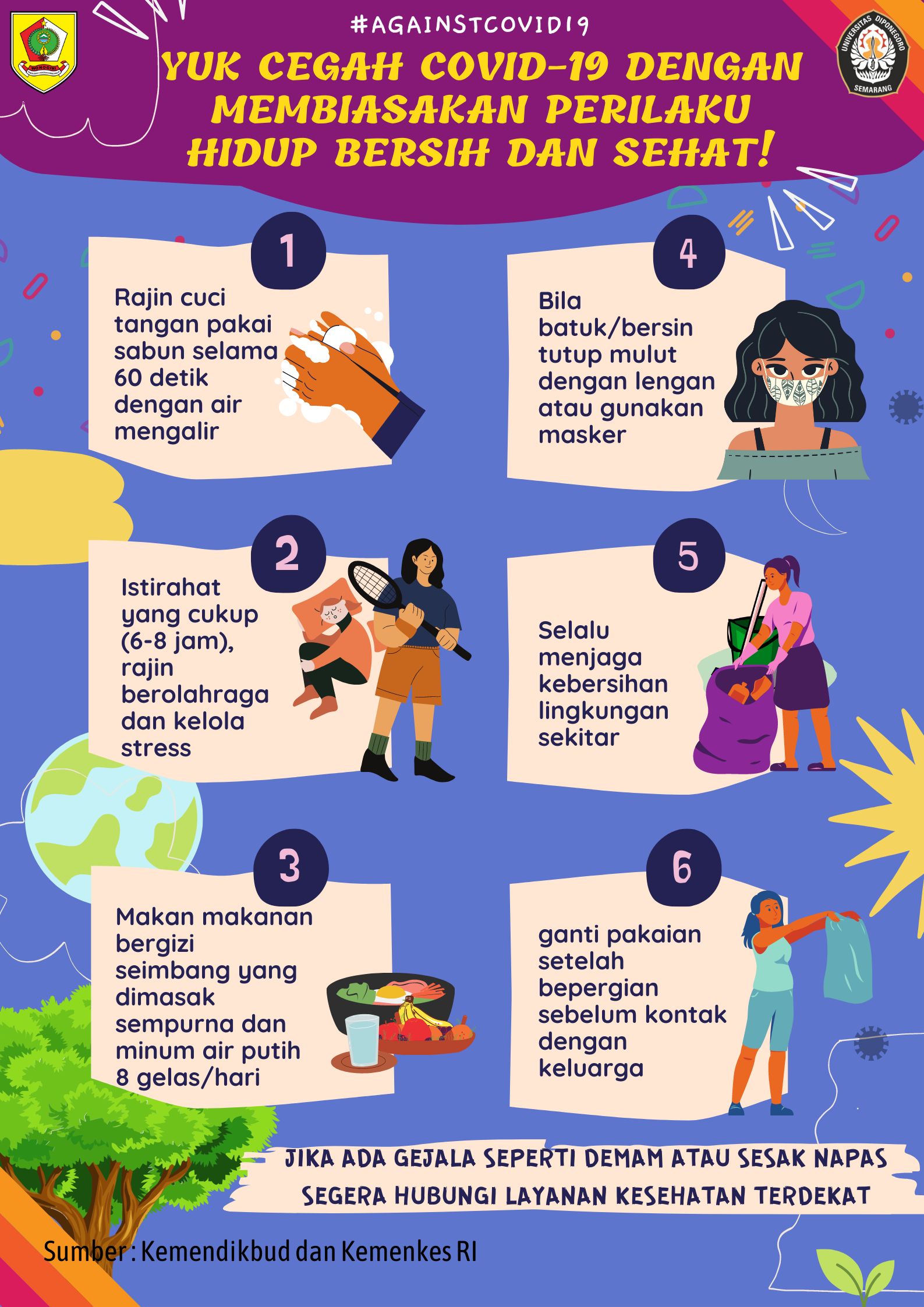 Poster penyakit tangan kaki dan mulut