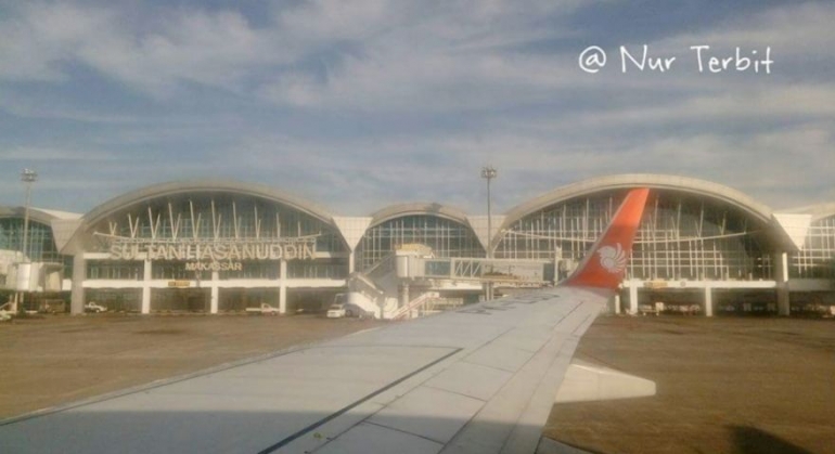 Bandara Internasional Sultan Hasanuddin Makassar di Maros (dok Nur Terbit)