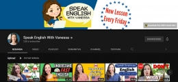 tangkap layar dari channel youtube/speak english with vanessa