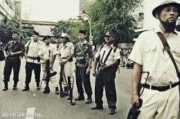 Parade juang Surabaya dokpri Reenactor Ngalam