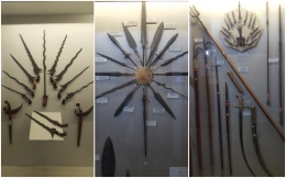 Koleksi senjata di Radya Pustaka (dok.pribadi)