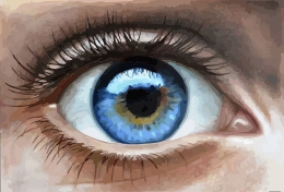 Ilustrasi mata perempuan, sumber: Pixabay