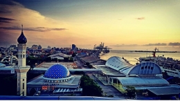 View Pelabuhan Makassar. (Dokpri)