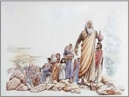 Ilustrasi Bangsa Israel keluar dari Mesir