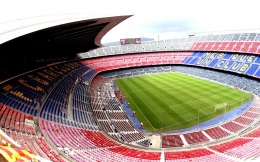 Stadion Camp Nou yang megah. (Sumber: Wallpaper Tag Online)