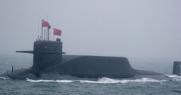 Kapal selam nuklir Tiongkok tipe 094. Photo: AP 