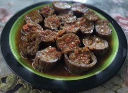 Tumis terong masak kecap pedas, mantap! | Foto: Siti Nazarotin