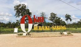 Titik Nol Kilometer di Merauke|Foto dok. indephedia.com