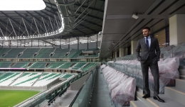 Beckham di salah satu venue Piala Dunia 2022 (dok: qatar2022.qa)